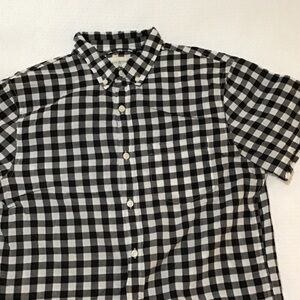 Denim & Supply Ralph Lauren Black and White Gingham Button-Down Shirt
